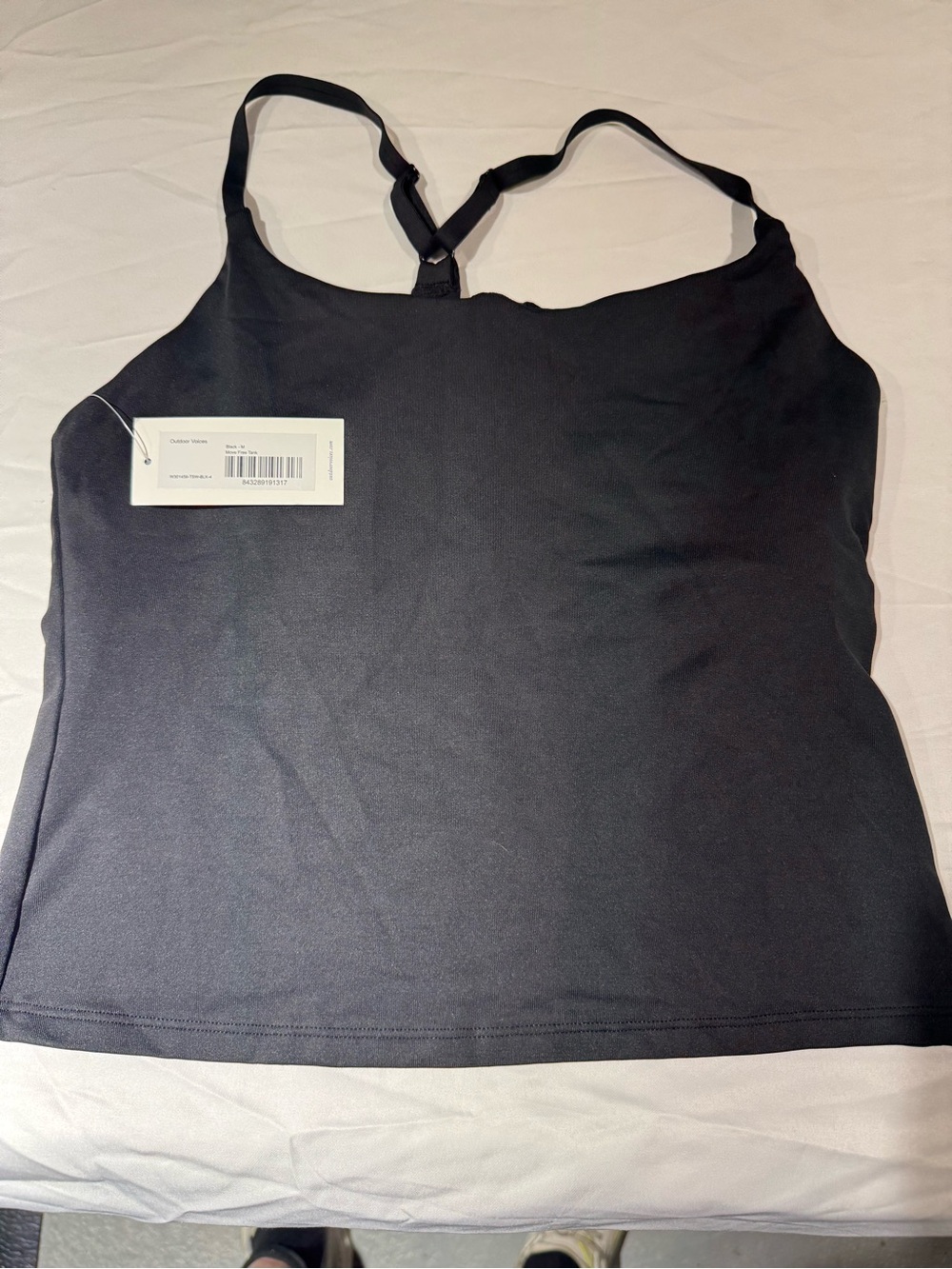 Outdoor Voices Black Move Free Tank Top C